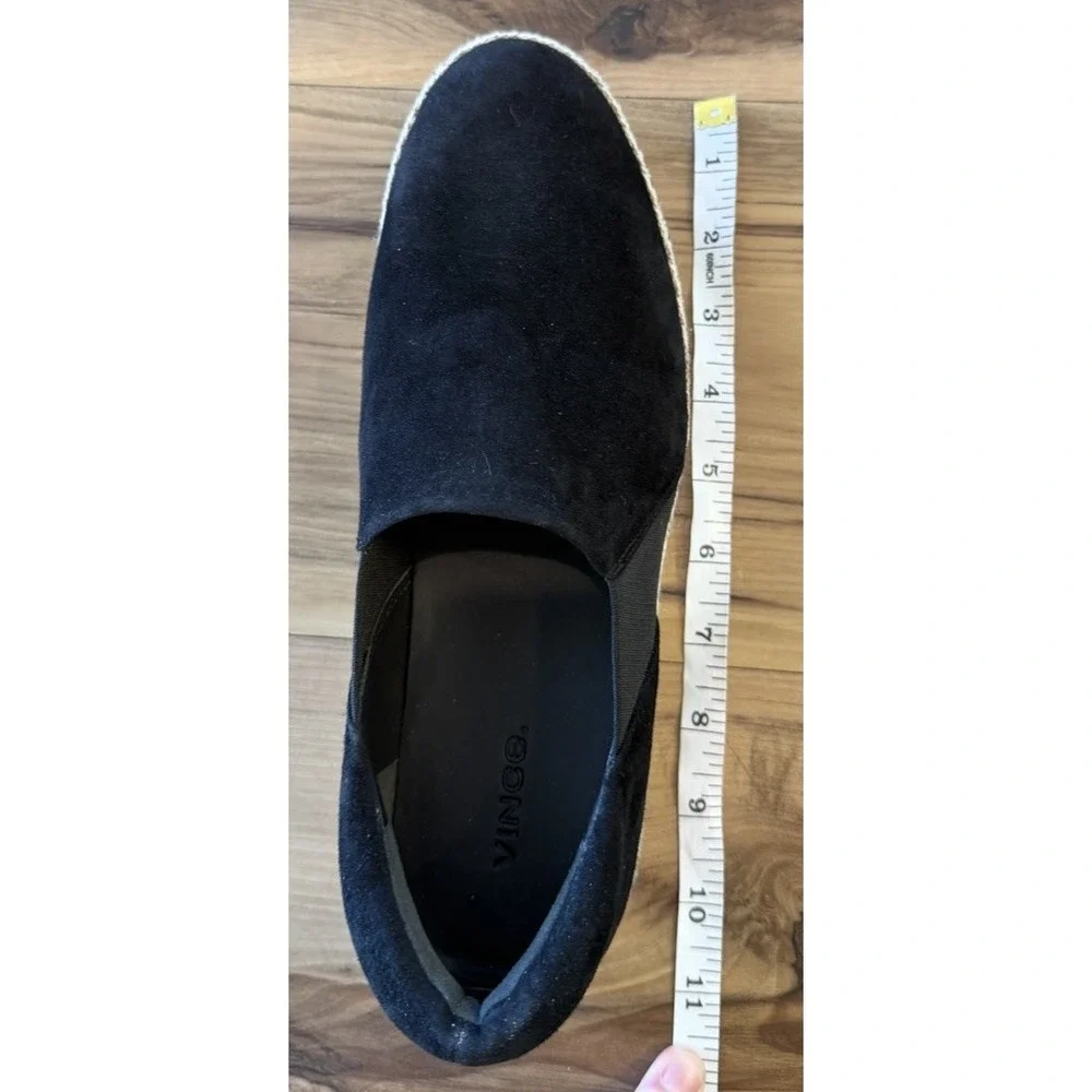 Vince black suede